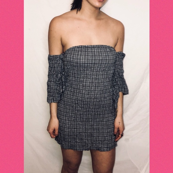 urban renewal off the shoulder dress - Picture 1 of 3